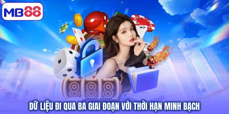 Dữ liệu đi qua ba giai đoạn với thời hạn minh bạch